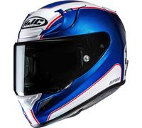 HJC RPHA 12 Respon Helmet, white-blue, size 2XL for Men