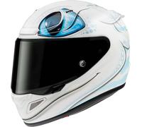 HJC RPHA 12 Universal Light Fury Helmet, white/blue, size XXS (52/53)