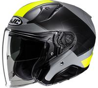 HJC RPHA 31 Chelet Jet Helmet, black-grey-yellow, size XL for Men
