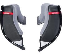 HJC RPHA 70 Carbon Cheek Pads, grey, size 45 mm