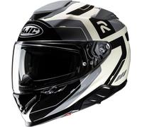 HJC RPHA 71 Cozad Helmet, black-white-silver, size S for Men