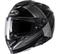 HJC RPHA 71 Zecha Helmet, black-grey-silver, size XL for Men