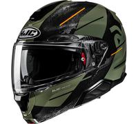 HJC RPHA 91 Blat Helmet, black/green, size XXL (62/63)