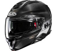 HJC RPHA 91 Carbon Elig Helmet, black-white-silver, size L for Men