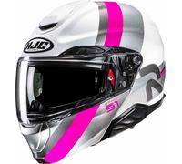 HJC RPHA 91 Fensh Helmet, white-pink, size 2XS for Men