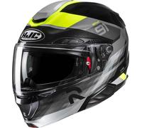 HJC RPHA 91 Madal Helmet, black-grey-yellow, size 2XL for Men