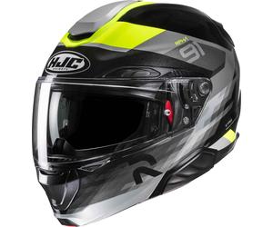 HJC RPHA 91 Madal Helmet, black-grey-yellow, size 2XL for Men
