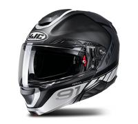 HJC RPHA 91 Rafino Flip-Up Helmet Black/GreyM Black,Grey