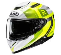 HJC RPHA 71 Cozad Helmet, white-green-yellow, size M