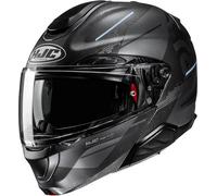 HJC RPHA 91 Blat Helmet, black-grey, size L for Men