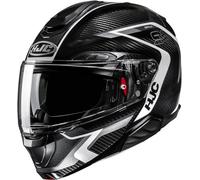 HJC RPHA91 CARBON LAGOS Klapphelm schwarz-weiss MC5 XXL