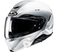 HJC RPHA91 COMBUST flip-up helmet white-grey MC10 XL