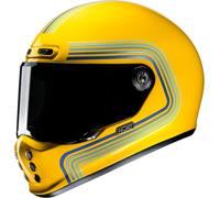 HJC V10 Foni Helmet, blue-yellow, size XL for Men