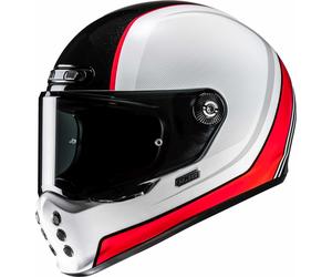 HJC V10 Hodu Helmet, black-white-red, size S for Men