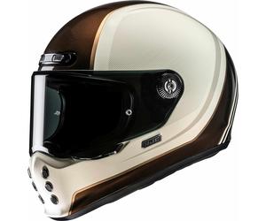 HJC V10 Hodu Helmet, white/brown, size S (55/56)