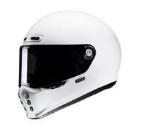 HJC V10 Motorcycle Helmet PLain Gloss White (S)