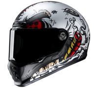 HJC V10 Motorcycle Helmet Vatt MC1SF Red