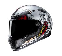 HJC V10 Motorcycle Helmet Vatt MC1SF Red
