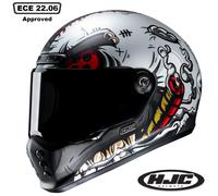 HJC V10 Motorcycle Helmet Vatt MC1SF Red