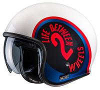 HJC V30 Harvey MC21 Jet helmet M unisex White/Blue/Red, M