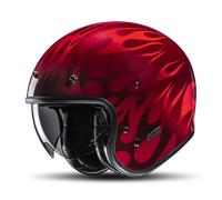 HJC V31 Firo Jet Helmet, red, size M (57/58)