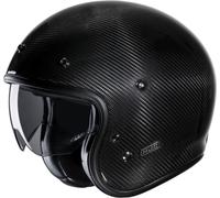 HJC V31 Retro Carbon Jet Helmet, carbon, size S for Men