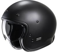 HJC V31 Solid Retro Jet Helmet, black matt, size XXL (62/63)