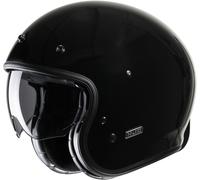 HJC V31 Solid Retro Jet Helmet, black, size L