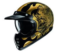 HJC V60 Flame MC9 Full-Face Helmet gold size S