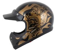 HJC V60 Flame MC9 Full-Face Helmet unisex Gold/Black, S