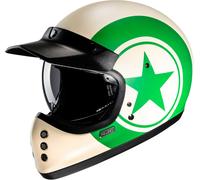 HJC V60 Nyx Helmet, white/green, size XL (60/61)