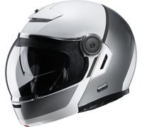 HJC V90 Mobix Helmet, white-silver, size XS for Men