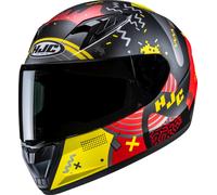 HJC Y10 Mika Youth Helmet, black-red-yellow, size S