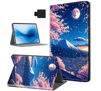 HJCYXJLK Case for Kindle Paperwhite 10th Generation 2018,PU Leather for Kindle 10th 2018 Tablet Case,Shockproof Folio Stand E-Book Protective Cover,Auto Sleep/Wake,Cherry Blossom Tree