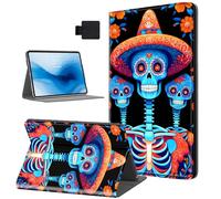 HJCYXJLK Case for Kindle Paperwhite 10th Generation 2018,PU Leather for Kindle 10th 2018 Tablet Case,Shockproof Folio Stand E-Book Protective Cover,Auto Sleep/Wake,Day of Dead Skulls