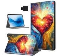 HJCYXJLK Case for Kindle Paperwhite 11th Generation 2022/2024,PU Leather for Kindle 11th 2022 Tablet Case,Shockproof Folio Stand E-Book Protective Cover,Auto Sleep/Wake,Blazing Heart of Love