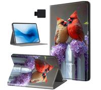 HJCYXJLK Case for Kindle Scribe 10.2 Inch 2022/2024,PU Leather for Kindle Scribe 2022/2024 Tablet Case,Shockproof Folio Stand E-Book Protective Cover,Auto Sleep/Wake,Cardinal Pair