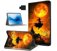 HJCYXJLK Case for Kindle Scribe 10.2 Inch 2022/2024,PU Leather for Kindle Scribe 2022/2024 Tablet Case,Shockproof Folio Stand E-Book Protective Cover,Auto Sleep/Wake,Witch's Flight