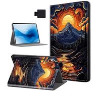 HJCYXJLK for iPad Air 13 2024/2025 Tablet Case, Auto Sleep/Wake, Sun Mountain River PU Leather Fplio Cover with Hard TPU Back Shell, Multi-Viewing Angles Flip for iPad Air 13 2024 Tablet Case