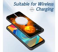 HJCYXJLK for Samsung Galaxy A17 Phone Case, Soft TPU Shockproof Full Body Protection Cover 6.7" for Samsung Galaxy A17, Lightweight Phone Case Compatible Wireless Charging, Witch's Flight