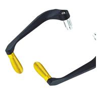 HJDGHU Brake Lever Guard 3D Engraving Universal 7/8" Handlebar Protectors for Motorcycle Scooter Mountain Bikes Brake Lever Guard CNC Aluminium(Golden)