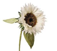 HJDMO Real Touch Artificial Sunflower 70cm Tall Faux Single Stem 15cm Bloom 3D Core For Wedding Rustic Centerpiece Home Decor Vase Photography Props (Yellow)