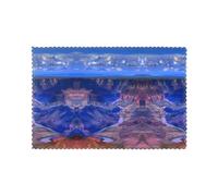 HJFCZH 6PCS Heat Resistant Placemats, Thick & Durable Polyester Dining Table Mats for Home Kitchen, Hotel, Banquet - Easy Wash Beauty Grand Canyon Prints