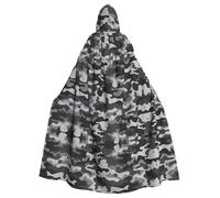 HJFCZH Abstract Camouflage Prints Hooded Cloak - Oversized Cape, Cozy Throw for Halloween & Cosplay Fun