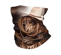 HJFCZH American West Rodeo Hat Prints Great Performance Head Wrap Multifunctional Soft & Stretchy Polyester Sport Towel