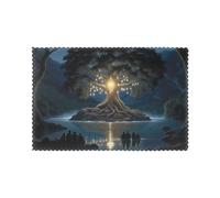 HJFCZH Ancient Tree of Wisdom Prints Placemats Set of 6 12x18in - Durable Table Layers with Heat-Resistant & Stylish Prints