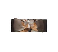 HJFCZH Animal Fox Pattern Prints Baby Bow Headband - Adorable Newborn Accessory for Sweet Photo Shoots & Baby Showers