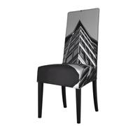 HJFCZH architecture roof Prints Dining Chair Throw Covers - Stretchable Polyester-Spandex Fabric for Elegant Home & Event Decor - Universal Fit & Easy Care