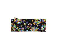 HJFCZH Autism Awareness Puzzle Pieces Heart Prints Bow Headband Soft & Stretchy Knit for Newborns Keeps Warm & Adorable Ideal for Showers
