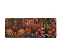 HJFCZH Autumn Pumpkins Mouse Pad 12x31.5in Extended Desk Throw